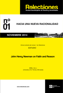 John Henry Newman on Faith and Reason