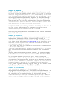Derecho de los accionistas