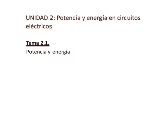 UNIDAD 1, TEMA 1.1 Conceptos básicos de teoría de circuitos