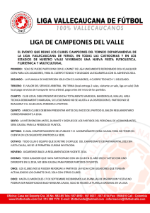 liga de campeones del valle - Liga Vallecaucana de Fútbol