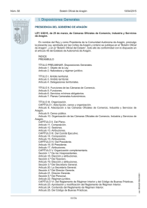 LEY 3/2015, de 25 de marzo, de Cámaras Oficiales de Comercio