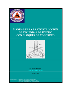 manual para la construcción de viviendas de un piso con bloques