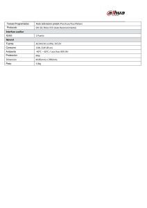 Tareas Programadas Auto activacion preset Protocolo