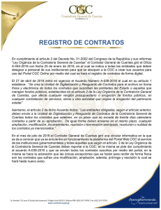 registro de contratos - Contraloría General de Cuentas