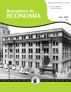 Inflación y precios relativos en Colombia