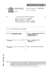 CAVIDAD COTILOIDEA CONICA SIN AUTOBLOQUEO.(ES2135521)