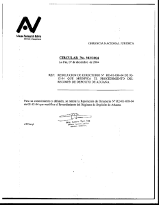 Procedimiento del Régimen de Depósito de Aduana