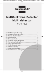 Multifunktions-Detector Multi detector WMV Plus