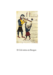 El Cid entra en Burgos