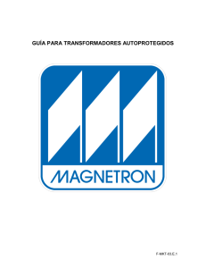 gu&iacute;a para transformadores autoprotegidos