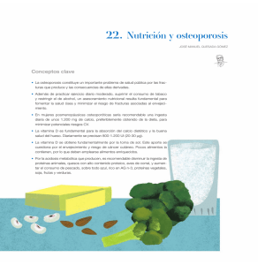 Capitulo 22. Nutrición y osteoporosis.