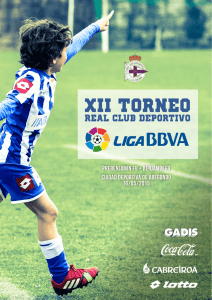 Información XII Torneo Real Club Deportivo · Liga BBVA