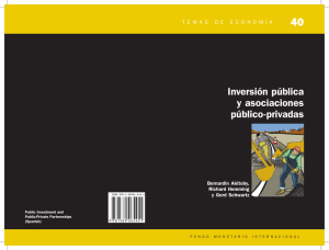 Inversión pública y asociaciones público-privadas