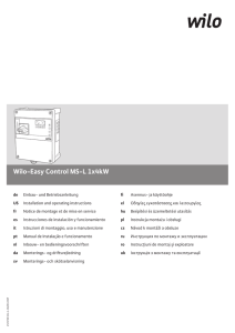 Wilo-Easy Control MS-L 1x4kW