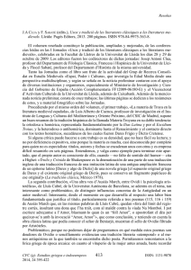 A CLUA y F. SABATÉ (edits.), Usos y tradició de les literatures