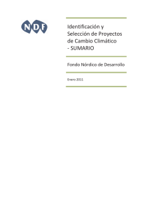 FND Identificacion y seleccion de proyectos climaticos