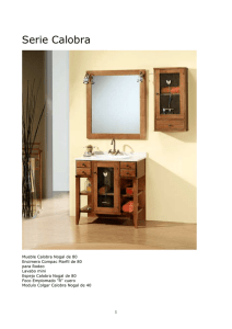 OUTLET Muebles rústicos para baños, fabricados en madera