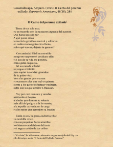 Casamalhuapa, Amparo. (1954). II Canto del perenne