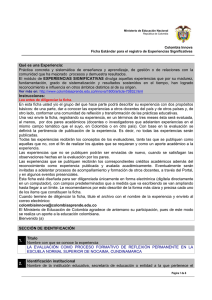 La evaluación como proceso formativo de reflexión permanente