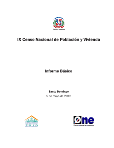IX Censo Nacional de Población y Vivienda