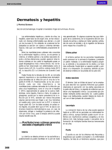 Dermatosis y hepatitis