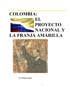 Colombia: la franja amarilla