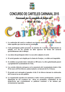 Bases del Concurso Cartel Anunciador del Carnaval