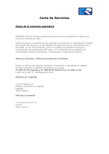 Carta de Servicios