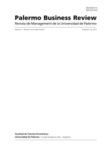 Palermo Business Review - Universidad de Palermo