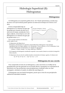 Hidrología Superficial (II): Hidrogramas
