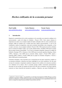 Hechos estilizados de la economía peruana
