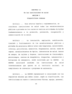 Disposiciones comunes Artículo . . . Para efectos legales y