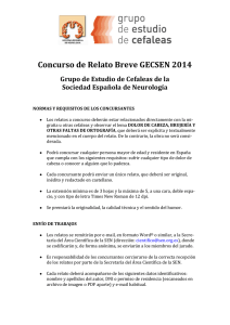 Concurso de Relato Breve GECSEN 2014