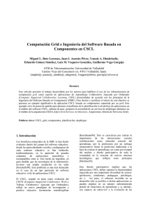 Computación Grid e Ingeniería del Software Basada en