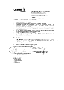 DECRETO Al.C.-\LDICIO ["&laquo;`r0.`3 115 / (`AI.BI`(`(). ,&iexcl; l_ :