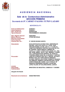 Sentencia Garoña Contencioso-Administrativo