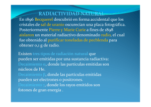 Radiactividad natural