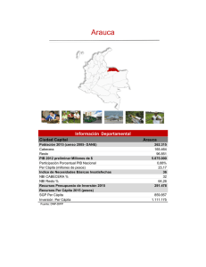 Arauca - DNP Departamento Nacional de Planeación