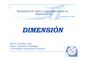 dimensión - Universidad Complutense de Madrid