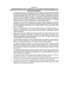 ANEXO 18.3.3 INSTRUCCIONES RELATIVAS AL REGISTRO DE