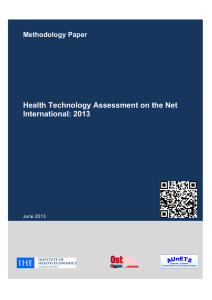 Health Technology Assessment on the Net
