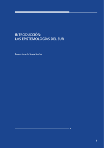 introducción: las epistemologías del sur