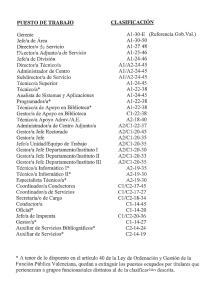 Jefe/a de Área A1—30—50