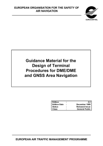 Guidance Material for the Design of Terminal Procedures for DME