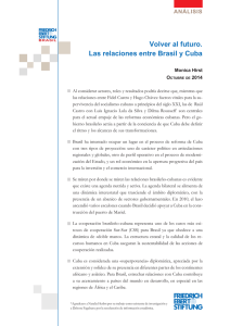 Volver al futuro. Las relaciones entre Brasil y Cuba