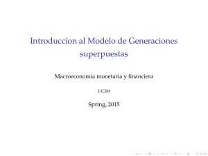 Introduccion al Modelo de Generaciones superpuestas
