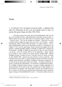 «…la vida que vivió y la manera con que la acabó...»: algunas notas