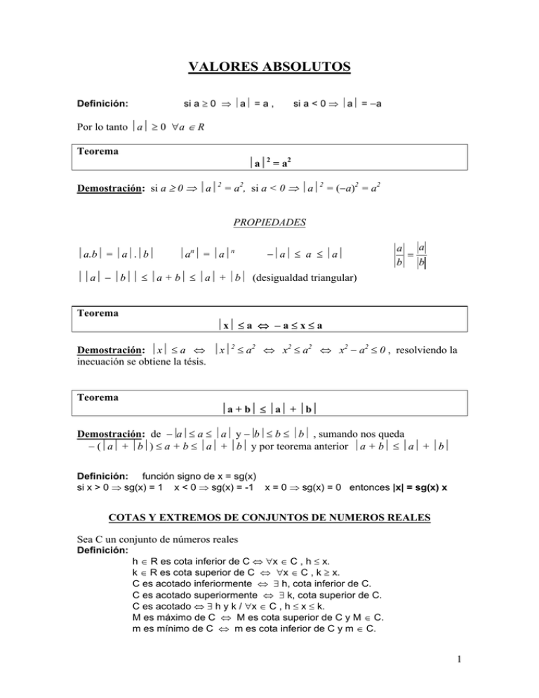 Valores Absolutos - X.edu.uy Matematica