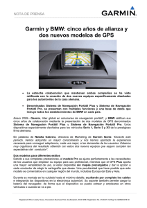 Garmin y BMW: cinco años de alianza y dos nuevos modelos de GPS