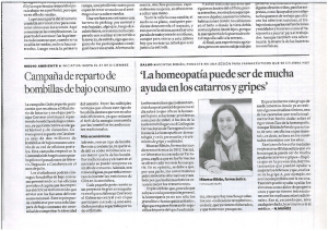 `]La homeopatía puede ser de mucha ayuda en los catarros y gripes`